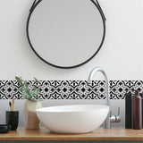 Miravelle Mosaic Trim Panels – Waterproof Peel & Stick Wall Décor | Flexible Kitchen & Bathroom Backsplash Strips