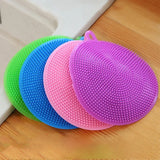 PureScrub Silicone Cleaning Pad – Reusable Kitchen Dish Brush & Non-Scratch Scrubber | Hygienic Multi-Purpose Cleaner