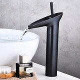 Veloura Cascade Heritage Basin Tap – Antique Waterfall Bathroom Mixer | Elegant Spa-Inspired Vanity Design