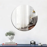 LumiFlex Acrylic Wall Mirror – Shatterproof Round & Oval Decorative Mirror | Modern Lightweight Design