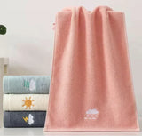 PureLoom Cotton Towel Collection – 4-Piece Ring-Spun Cotton Set | Soft Absorbent Everyday Luxury Towels