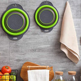 CollapsoChef Silicone Colander – Foldable Kitchen Strainer Basket | Space-Saving Food Prep Essential