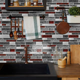 MarbleVogue Peel & Stick Tiles – Black & White Marble Wall Decals | Waterproof PVC Home Upgrade Stickers