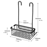 AeroVault Adhesive Shower Shelf – Rustproof Aluminium Bathroom Caddy | Drill-Free Wall Storage Basket