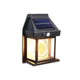 SolarGlow Motion Sensor Wall Light – IP65 Waterproof Solar Garden Lamp | 3 Lighting Modes | Decorative Tungsten Filament LED