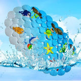 ComfortPaw Anti-Slip Bath Mat – Kids & Seniors Safety Shower Mat | Soft Massage Grip Design