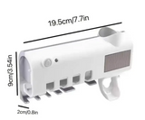 Velora Pure UV Toothbrush Sanitiser – Solar-Powered Wall-Mounted Steriliser & Automatic Toothpaste Dispenser