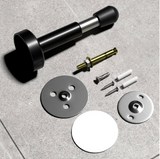 Archeon Brass Door Stop – Knurled Antique Door Holder | Luxury Wall & Floor Mounted Door Bumper