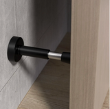 Archeon Brass Door Stop – Knurled Antique Door Holder | Luxury Wall & Floor Mounted Door Bumper