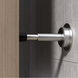 Archeon Brass Door Stop – Knurled Antique Door Holder | Luxury Wall & Floor Mounted Door Bumper