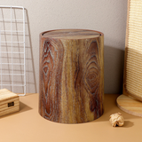 Alderline Swing-Lid Waste Bin – Wood-Effect Modern Rubbish Bin | Hygienic Contemporary Home Waste Basket
