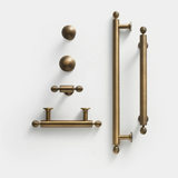 Montelisse Antique Brass Cabinet Handles – Luxury Furniture Pulls | Vintage Kitchen & Drawer Hardware