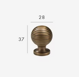 Montelisse Antique Brass Cabinet Handles – Luxury Furniture Pulls | Vintage Kitchen & Drawer Hardware