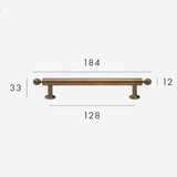 Montelisse Antique Brass Cabinet Handles – Luxury Furniture Pulls | Vintage Kitchen & Drawer Hardware