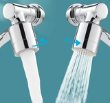 FlexFlow 1080 Swivel Tap Extender – Universal Dual Spray Faucet Attachment | Multi-Angle Water Saving Arm