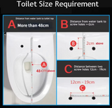 Virello SensiSpa Smart Bidet Seat – Automatic Heated Toilet Seat with Warm Wash, Dryer & Touch-Free Lid | Luxury Square Bathroom Upgrade