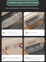 SinkMate Kitchen Sink Organiser – ABS Sponge & Draining Rack | Compact Countertop Storage Solution