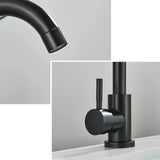 OnyxFlow Swivel Basin Mixer – Black Nickel Bathroom Faucet | 360° Stainless Steel Sink Tap