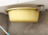 AeroSink Stainless Steel Sponge Caddy – Self-Adhesive Rustproof Sink Organiser for Kitchen & Bathroom