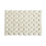 Veloura Ivory Cotton Bath Mat Set – Luxury 2-Piece Bathroom Rug Collection | Soft Absorbent Comfort