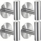 StickMount Adhesive Wall Hooks – Stainless Steel No-Drill Towel & Robe Holder | Modern Space-Saving Storage