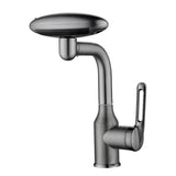 NovaCascade Basin Mixer – Futuristic Waterfall Bathroom Faucet | 4-Mode Luxury Sink Tap
