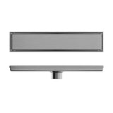 FlowCore Square Shower Drain – Brushed 304 Stainless Steel Floor Waste | Anti-Odour Bathroom Drain Cover
