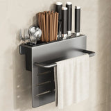 BladeNest Kitchen Organiser – Wall-Mounted Knife & Cutting Board Holder | Stainless Steel Storage Rack