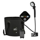 AquaRoam Rechargeable Camping Shower Kit – 6000mAh Electric Pump | 20L Foldable Water Bag | Portable Outdoor Washing System