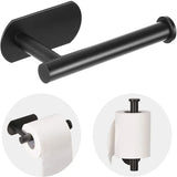 MetroRoll Adhesive Tissue Holder – Stainless Steel Toilet Paper Rack | Extended No-Drill Bathroom Organiser