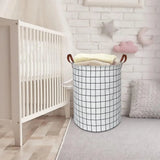 LinenVault Storage Hamper – Foldable Canvas Laundry Basket | Waterproof Multi-Purpose Organiser
