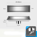 AuricLine Concealed Shower Drain – Brushed Gold Tile-In Floor Waste | 304 Stainless Steel Anti-Odour Drain Cover