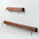 AquaLux Chrome Towel Rail with Hook – 600 mm Stainless Steel Wall-Mounted Holder | Modern Bathroom Storage