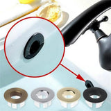 LuxeTrim Brass Overflow Cover – Universal Bathroom Sink Overflow Ring | Decorative Basin Drain Accent