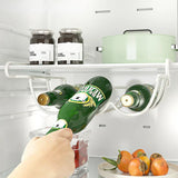 Orivelle ChillRack Bottle Holder – Hanging Fridge & Wine Rack Organiser | Space-Saving Metal Beverage Storage & Display
