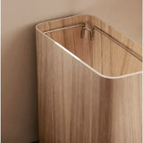 Arboré Press-Lid Waste Bin – Modern Wooden Rubbish Bin | Luxury Minimalist Home & Office Storage
