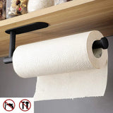 SpaceMount Adhesive Paper Towel Holder – Wall-Mounted Kitchen Roll Holder | No-Drill Paper Roll Organizer | Space-Saving Storage Rack