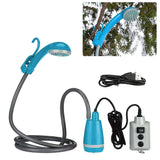 AquaTrek Rechargeable Camping Shower – Portable 3.7V Electric Pump | 4.9 ft Hose | Outdoor Travel & Pet Washing Shower