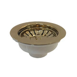 Vellora Brass Click-Clack Basin Waste – Solid Brass Pop-Up Sink Drain | Universal Bathroom Plug with Overflow Option