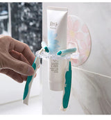 PureGrip Adhesive Bathroom Organiser – No-Drill Toothbrush & Vanity Storage Holder | Space-Saving Wall Rack