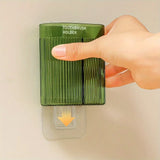 Veloura Wall Toothbrush Organiser – Modern Bathroom Storage Holder | Hygienic Space-Saving Toothbrush Rack
