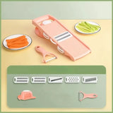 PrepGlide Multi-Cut Slicer – Handheld Vegetable & Fruit Cutter | Stainless Steel Kitchen Prep Tool