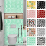 MosaicGlow Peel & Stick Tiles – 3D Waterproof Wall Stickers | Decorative PVC Mosaic Panels for Kitchens & Bathrooms