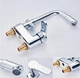 UrbanFlow Basin Mixer Tap – Modern Brass Bathroom Faucet | Premium Single Lever Hot & Cold Sink Mixer