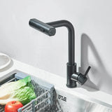 CascadeFlow Pull-Down Kitchen Mixer – 360° Swivel Stainless Steel Faucet | Waterfall Spray Sink Tap