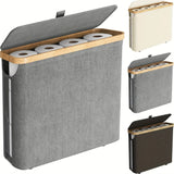 Veloura Covered Toilet Roll Holder – Modern Bathroom Paper Storage Container | Minimalist Bathroom Organisation