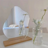 CloudÉclat Decorative Vanity Mirror – Irregular Acrylic Table Mirror | Modern Cloud-Inspired Design