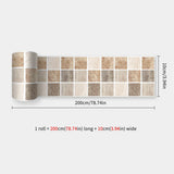 Miravelle Mosaic Trim Panels – Waterproof Peel & Stick Wall Décor | Flexible Kitchen & Bathroom Backsplash Strips