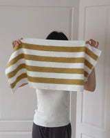 Maison Riviera Striped Cotton Towels – Luxury Hotel-Quality Bath & Beach Towel Set | Premium Jacquard Cotton