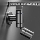 SlimTap ProWall Utility Faucet – Concealed Stainless Steel Wall Tap | Compact Cold Water Cleaning Sink Mixer